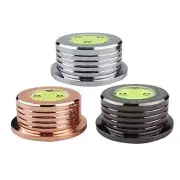 50Hz-33/45 Record Player LP Disc Stabilizer Metal Vinyl Turntable Weight Clamp F