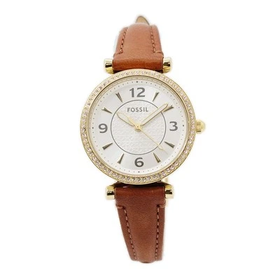 FOSSIL ES5297 CARLIE Quartz Analog Gold Brown
