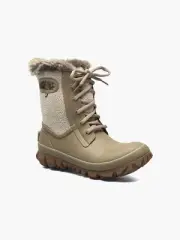 BOGS Women's Arcata Cozy Chevron Winter Boots Taupe - 72844-260, Taupe