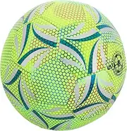 EXAOMBLE Luminous Football Gear Size 5 Night Play Ball Safe Reliable for Teenagers Adults
