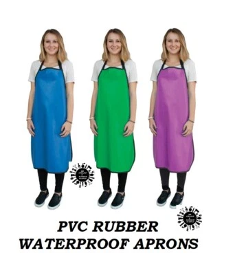 Barber Stylist Groomer WATERPROOF RUBBER APRON Bib Grooming Hair,Stain Repellant