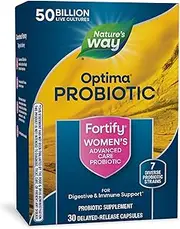 Nature's Way Primadophilus Optima Women's 50 Billion, Acidophilus, 30 Count (Packaging May Vary)