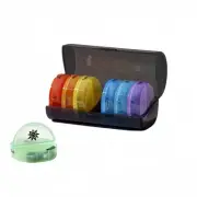 Weekly Pill Organizer 2 Times a Day,Pill Boxes AM PM Organizer 7 Day Compartm...