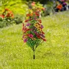 Bundles Artificial Flower Lifelike Faux Greenery for Potted Plant Patio Path