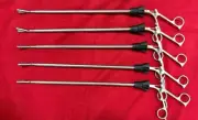 5pc-Laparoscopic Spoon Forceps 10mmx330mm Reusable Surgical Instruments