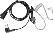 AMGHCGTEEW 2-Pin M Type Covert Acoutic Tube Mic PTT Headset Fit for Motorola Radio GP88 CP040 CP100 Two Way Radio in-Ear Earpiece