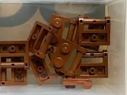 LEGO Parts - Reddish Brown Plate 1 x 2 w Handle - No 48336 - QTY 10