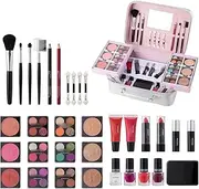 Make Up Set - Makeup Sets For Women | Waterproof Professional Full Makeup Kit | Makeup Kit | Makeup Brush Lipstick Full Kit Bundle | Safe Makeup Case Set | Make Up Giftt Sets For Women