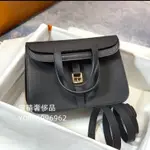 二手精品 HERMES 愛馬仕 黑色 寶藏小包 MINI22CM 現貨