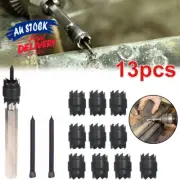 13pcs Cut Weld Rotary Spot Double Sided Weld Remover Cutter 3/8'' Drill Bits