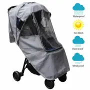 Baby Stroller Rain Cover Wind Universal Rain Canopy Raincoat for Pram FGC
