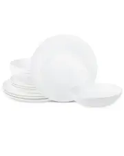 Stone Lain Taglio 12pc Bone China Dinnerware Set