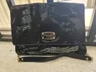 Michael Kors Black Sequin Chain Shoulder Bag Clutch Purse