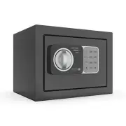 PATRON small safe box with key，mini safe for money，small coin safes for home wit