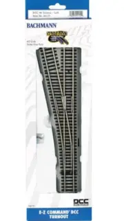 Bachmann E-Z Command® ~ New 2024 ~ #4 Turnout Switch - DCC Left - HO Scale 44139