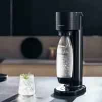 在飛比找momo購物網優惠-英國SodaStream GAIA 全新快扣氣泡水機暢銷組