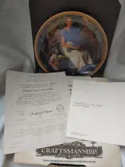 Norman Rockwell "Dreaming In The Attic" #1988AL Bradford Collectible Plate