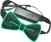 [Generic] LED Light Up Bow Tie, Glow in the Dark Bow Tie Adjustable Luminous Bow Ties LED Light Up Bow Tie Neon LED Fun Bow Tie for Party Light Up Lobby
