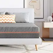 [Sweetnight] King Size Mattress, 10 Inch Memory Foam King Mattress with Three Firmness Levels in One Mattress, Infused Gel for Cool Sleep, King Foam Mattress in a Box