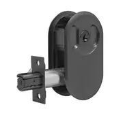 N2lok Lockable Cavity Sliding Door Lock Round Box Pack