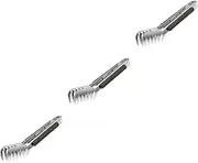 Ciieeo 3 Pcs Food Tongs Noodle Claws Noodle Spoon Spaghetti Tongs Kitchen Pasta Serving Tongs Steel Pasta Tong Holder Pasta Grabber Fettuccine Pasta Serving Utensil Silver Stainless Steel