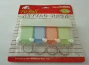 KEY ORGANIZER WITH HANGING RACK/COLOR CODED INFORMATION TAGS (SET OF 4)
