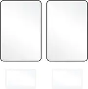 TIESOME 4Pcs Page Magnifying Sheet for Reading, 3X 5X Lightweight Full Page Magnifier Handy Magnifier Bookmark for The Elderly and People with Low Vision Reading Small Prints, Maps, and Books(4)