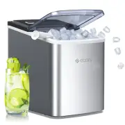 Portable Ice Maker Countertop, 9 Cubes Ready in 6 Mins, 26.5 Lbs in 24 Hours, Se