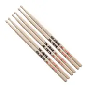 3 Pairs Vic Firth 55A Wood Tip American Classic Hickory Drumsticks