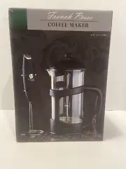 Bean Envy French Press Coffee Maker & Milk Frother Set Drink Mixer Duo