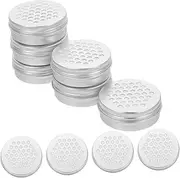 Abaodam 10Pcs Lightweight Aromatherapy Storage Containers with Screw Lid Hollow Design for Essential Oils Air Freshener for Home Car Diffusers