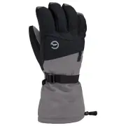 Gordini Da Goose GTX Down Men's Winter Gloves, Black Gun Metal, Medium