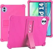 YHFZR Case for Teclast P50 11 Inch, Lightweight Silicone, Soft, Child-Friendly Case with Stand Function for Teclast P50/P50S 11 Inches, Rose