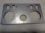 BLANK SWITCH / GAUGE PANEL GRAY PLASTIC 12 1/2" X 7" MARINE BOAT