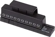 Lihit Lab P1601 One Third Punch for Twist Notes, 0.3 inch (8.47 mm) Pitch, Square Holes, 10 Holes