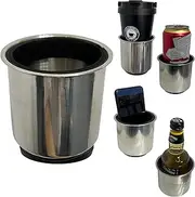 Magnetic Cup Holder Beverage Holder Drink/Can Holder - Strong Magnet Sticks Good to The Farm Tractor - Horizontal Surface Mounting (with Buffer Protection Layer) for Riding Mower,Forklift,Lawnmower
