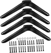 SUPVOX 2sets Tabletop Tv Stand Base for Flat Screen Tvs Compatible with Models Easy Installation with Screws Stable Support for Living Room and Bedroom