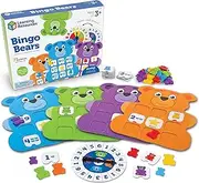 Learning Resources LER0841 Bingo Bears, Educational Indoor Games, Brain Toys, Toddler Preschool Learning, 73 Pieces, Age 3+, Multi