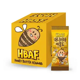 【HBAF】杏仁果30gx12包/盒(蜂蜜奶油/山葵)
