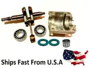 Stihl 023, 025, MS230, MS250 crankshaft bearings kit+ oil seals + engine pan