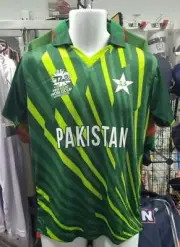 PAKISTAN Cricket T20 World cup 2022 Team Jersey Shirt Top Polo Replica