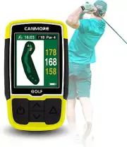 CANMORE HG200 plus Golf GPS - Easy-To-Read Color Preloaded 40,000 Course Map Wor