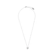 SWEETHEART SPARKLY HEART PENDANT SILVER