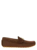 [Valentino Garavani] Valentino Garavani-Driver Fastaway Mocassini Marrone-Uomo 40