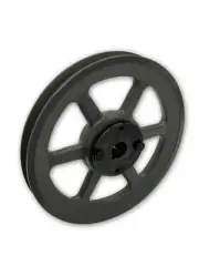 CAST IRON ELECTRIC MOTOR PULLEY SHEAVE 7.75", 1 SINGLE GROOVE FOR B, BX, 5L BELT