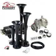 Loud System Train Horn Kit for Truck Car 1.5G Air Tank 150psi 4 Trumpets (for: Subaru)