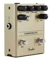 Fender Compugilist Compressor / Distortion Guitar Pedal Free Shipping in the USA