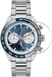 Puccy 3 Pack Screen Protector Film, compatible with TAG HEUER CARRERA CBN2A1E.BA0643 CseeSize：44mm TPU Guard （ Not Tempered Glass Protectors ）