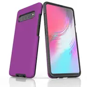 For Samsung Galaxy S10 5G Case, Armour Tough Protective Cover, Purple