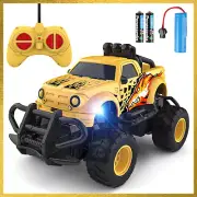 Remote Control Car For Boys 4-7 1:43 Scale Mini RC Car For Kids 3-5 Yellow New